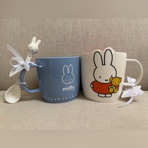 NWT. Miffy Set of Two Mugs, OS